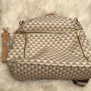Checkered back pack